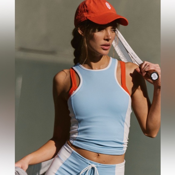 FP Movement by Free People Tops - NWT FP Marathon Miles Cami in Blue 
Size: M